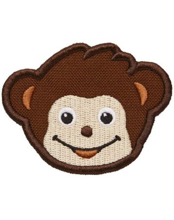 Dětský odznáček na suchý zip Affenzahn Velcro badge Affenzahn - brown