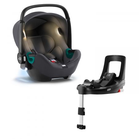 Autosedačka set Baby-Safe iSense + Baby-Safe iSense Flex Base, Midnight Grey (Midnight Grey)