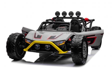 Elektrická bugina Monster RACING 400W XXL šedá