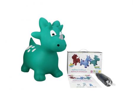 Alltoys Zvířátko skákací - zelený dinosaurus