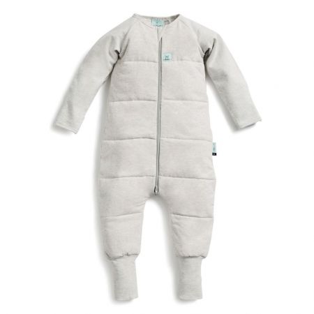 ERGOPOUCH Overal na spaní organická bavlna Onesie Grey Marle 6-12 m, 2,5 tog