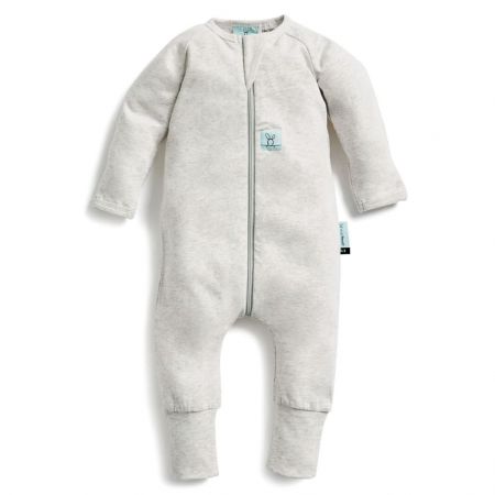 ERGOPOUCH Overal na spaní organická bavlna Layers Grey Marle 6-12 m, max. 10 kg, 0,2 tog