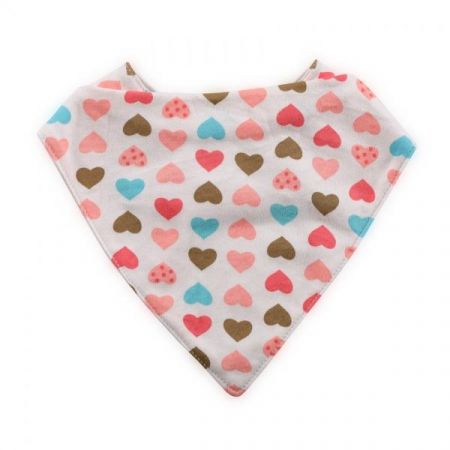 Bryndáček Lorelli BANDANA PINK HEARTS