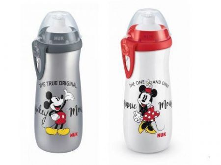 NUK FC Sports Cup Mickey Mouse 450 ml 1ks šedá