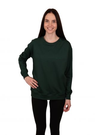 Moniel kojící mikina krátká Basic Dark Green Velikost: XXL