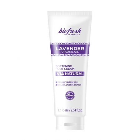 Změkčující krém na nohy s organickým levandulovým olejem Lavender 75ml