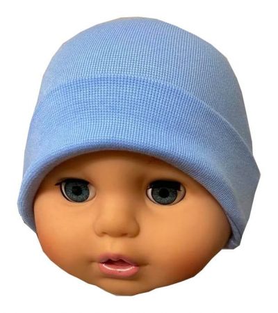Modrá kojenecká čepička Baby 56 cm