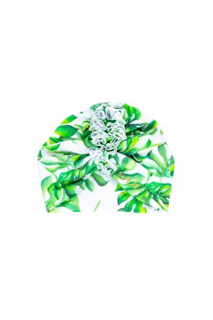 enie baby Turban - dětská čepice 3-6m Tropical leaves