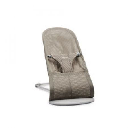 BabyBjörn lehátko Balance Bliss Mesh Grey Beige