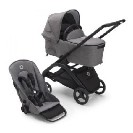 Bugaboo Dragonfly komplet Graphite/Grey Melange