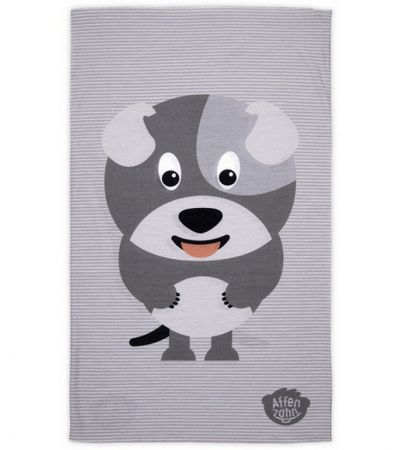 Dětský nákrčník Affenzahn Infinity Scarf David Dog - grey