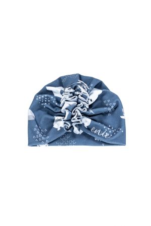 enie baby Turban - dětská čepice 6-9m Bear and Fox