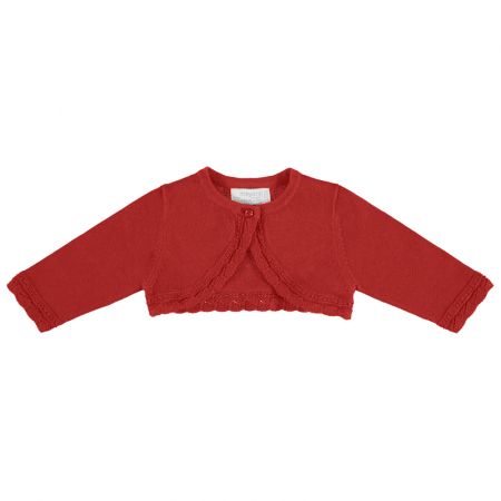MAYORAL Dívčí cardigan Červená