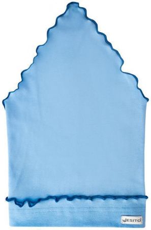 ESITO Dívčí šátek jednobarevný modrá  Vel. 40