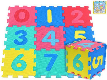 Puzzle podložka pěnová s čísly 18 m+ 