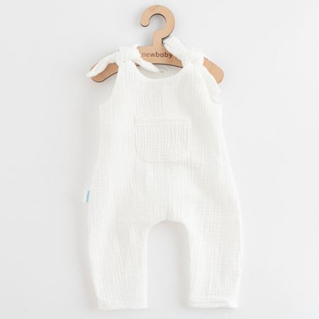 Kojenecké mušelínové lacláčky New Baby Soft dress béžová Béžová 80 (9-12m)