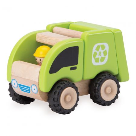 Wonderworld Dřevěné mini popelářské auto DS42468131