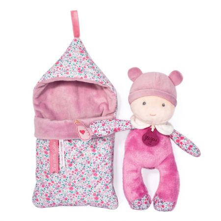 Doudou Jolijou Paris | Doudou Jolijou Miminko v navlékací peřince 20 cm fialová DS54377598