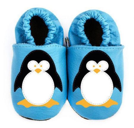 Afelo Kožené capáčky 18-24 m (22/23) 14,7cm PINGU tyrkysový