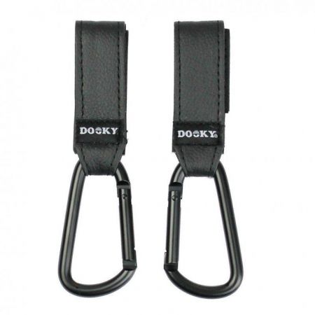 Dooky Háčky Buggy Hook Small 2 ks Black