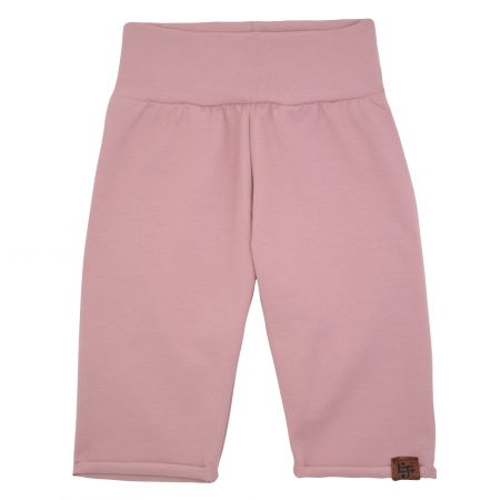 starorůžové bavlněné 3/4 legíny  - 1-3 roky