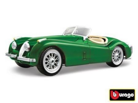 Bburago 1:24 Jaguar XK 120 Roadster (1951) zelená 18-22018 - II.jakost