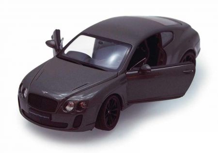 Welly Bentley Continental Supersports 1:24 šedočerný