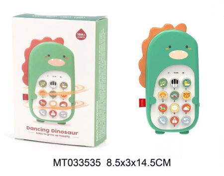 Alltoys Baby hračka dinosaurus Zelená