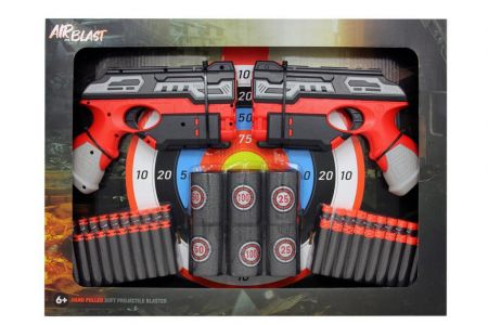 Alltoys Pistole sportovní Airblast Dual 2v1 19 cm