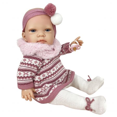 NINES REBORN BABY plaváček holka 45 cm 32410