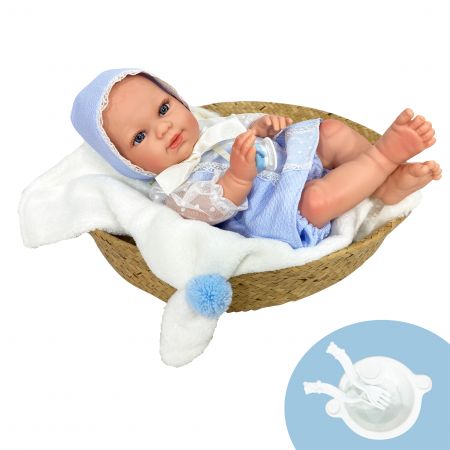 NINES REBORN BABY plaváček kluk 37 cm 31432