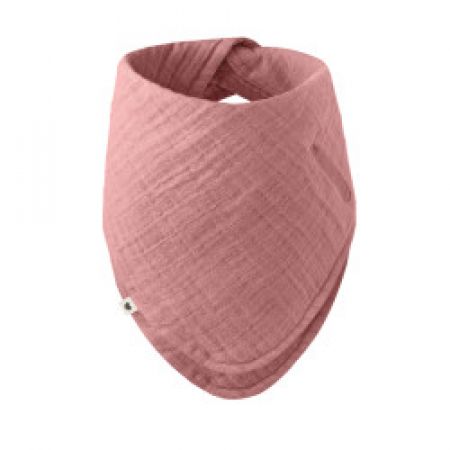 BIBS mušelínový slintáček Bandana z BIO bavlny Dusty Pink