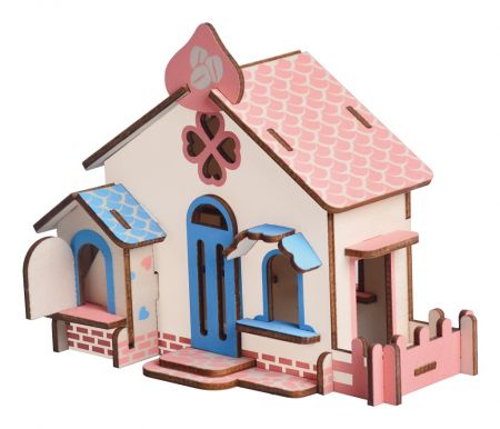 Woodcraft construction kit | Woodcraft Dřevěné 3D puzzle Čokoládový dům DS31360811