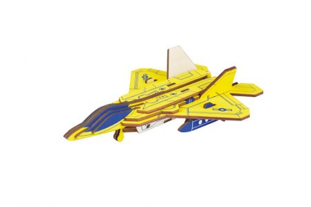 Woodcraft construction kit | Woodcraft Dřevěné 3D puzzle Stíhačka F22 raptor DS87567167