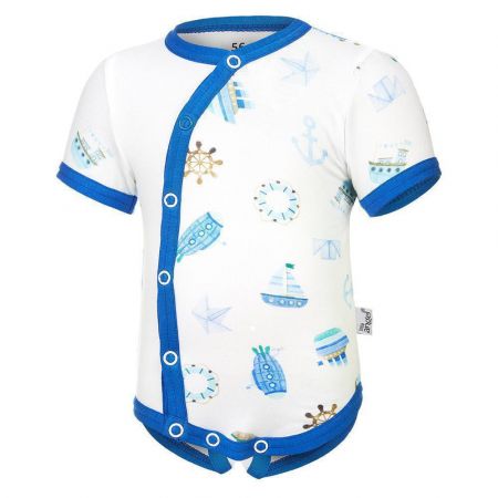 Little Angel (DITA) Body tenké Tisk krátký rukáv UV 50+ Outlast® - moře Vel. 68