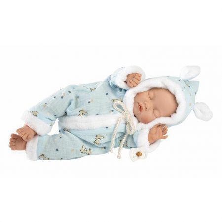 Llorens Little Baby 63301 - Spící realistická panenka s měkkým tělem 32 cm