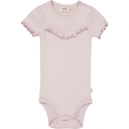 Wheat kojenecké body s krátkým rukávem 9128 - soft lilac Velikost: 92 Bavlna, modal