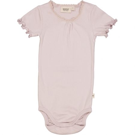 Wheat kojenecké body s krátkým rukávem 9126 - soft lilac Velikost: 92 Bavlna, modal