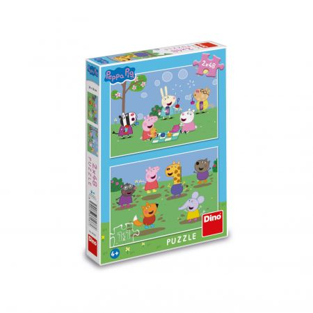 DINO Toys | PEPPA PIG A KAMARÁDI 2x48 Puzzle DS21737633