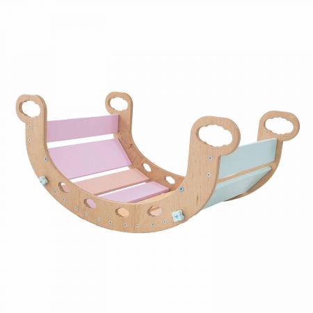 WOODANDHEARTS Montessori houpačka Small NW Pastel