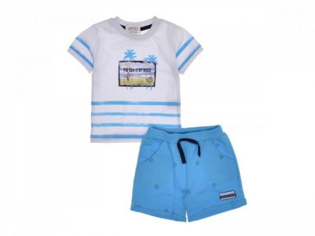 Chlapecký set tričko a kraťasy Sun 86 cm