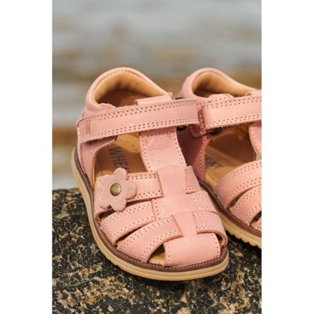 Wheat dětské sandály pro první krůčky Sky 408 - rose Velikost: 26 Přírodní kůže