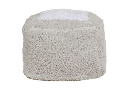 Lorena Canals puff křeslo Marshmallow šedé