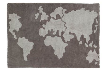 Lorena Canals ručně tkaný bavlněný koberec World Map