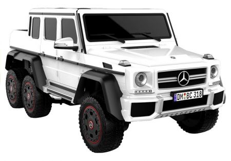 Beneo elektrické autíčko Mercedes G63 6x6 bílé 3879