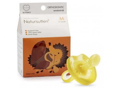 Natursutten Motýl ortodontický dudlík M 6-12m