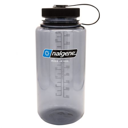 Nalgene Wide-Mouth 1000 ml, Grey W/Black