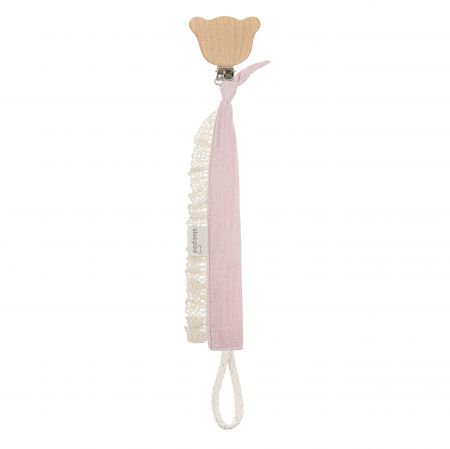 Držák a klip na dudlík Sleepee Vintage Rose