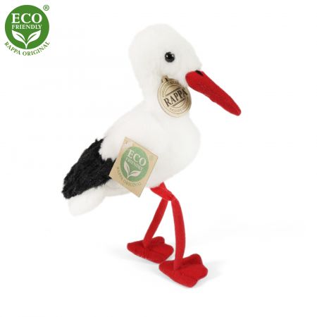 RAPPA | Plyšový čáp 15 cm ECO-FRIENDLY DS65997634