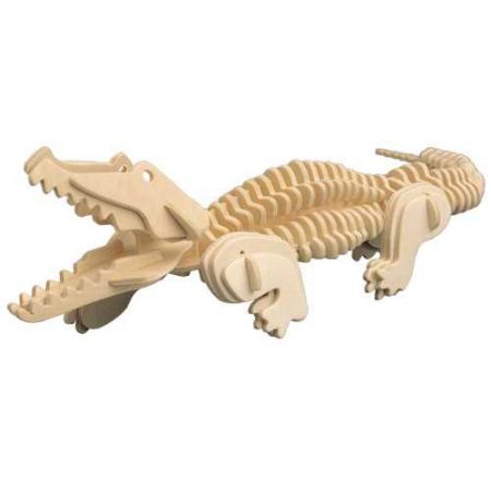 Woodcraft construction kit | Woodcraft Dřevěné 3D puzzle krokodýl DS78160916